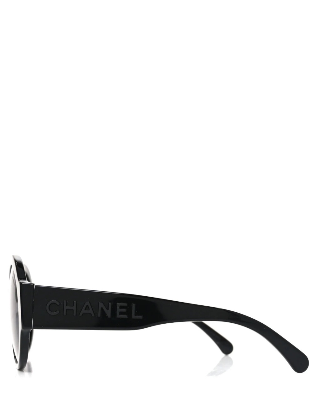 CHANEL Black Round Sunglasses - Picture 3 of 10